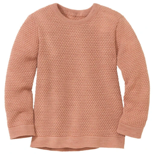 Disana - Kid's Wabenstrick-Pullover - Pull En Laine